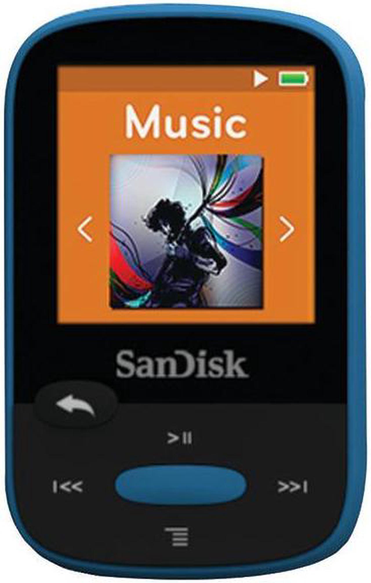 Alt view image 4 of 6 - SANDISK SDMX24-008G-A46B 8GB 1.44" Clip Sport MP3 Player (Blue)