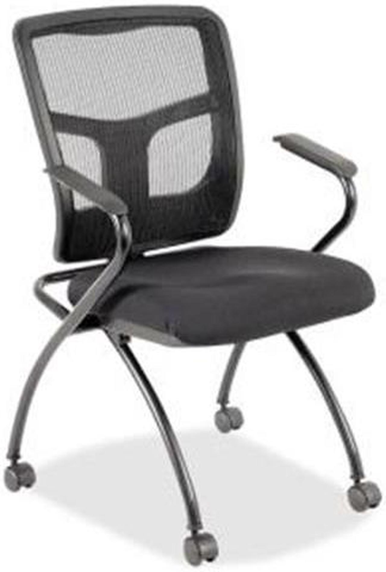 Main image of Lorell Guest Chair 24-2/5"Wx24"Dx37"H 2/CT Black 84374