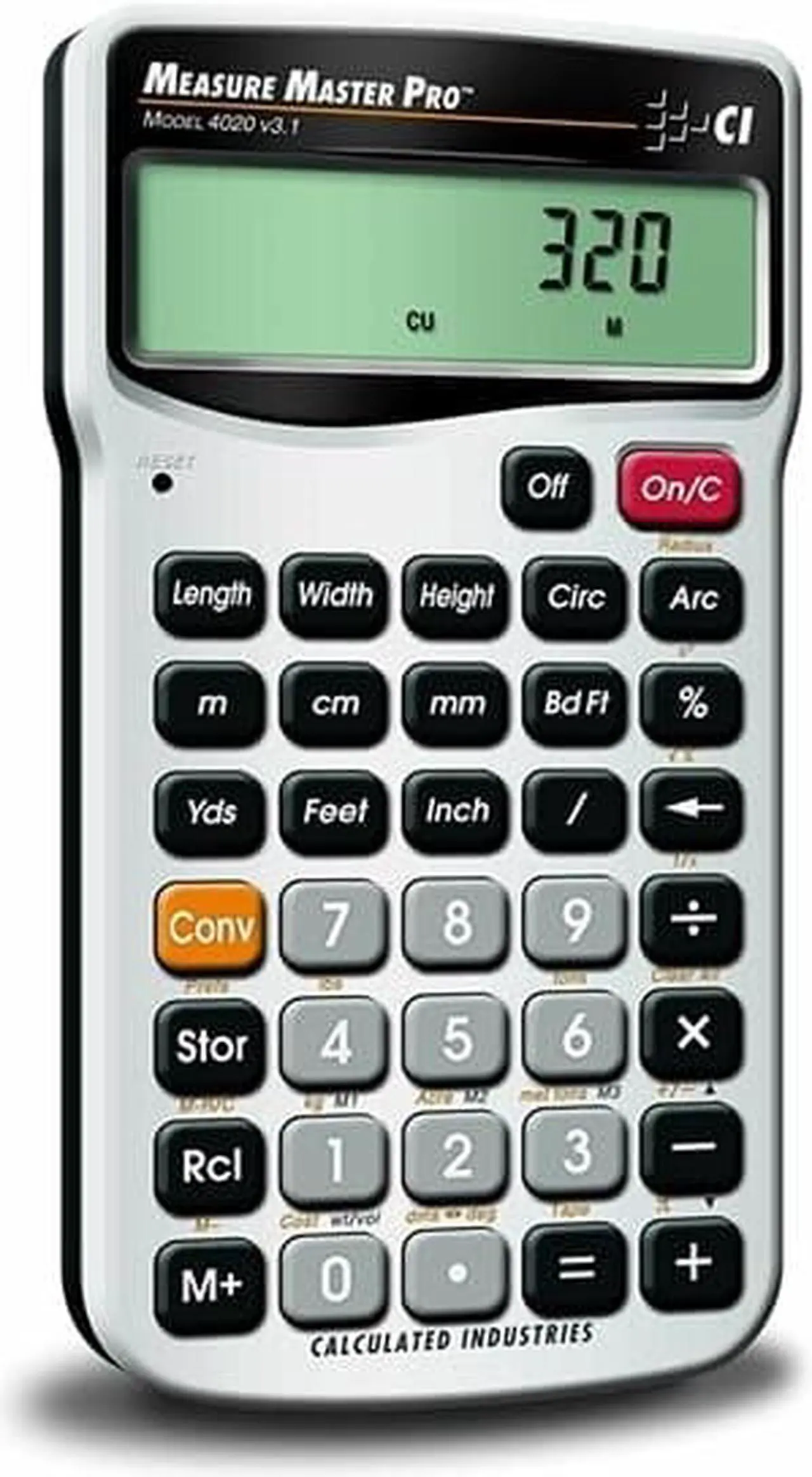 Alt view image 3 of 20 - Calculator,Construction,5.5x0.5x2.9 CALCULATED INDUSTRIES 4020
