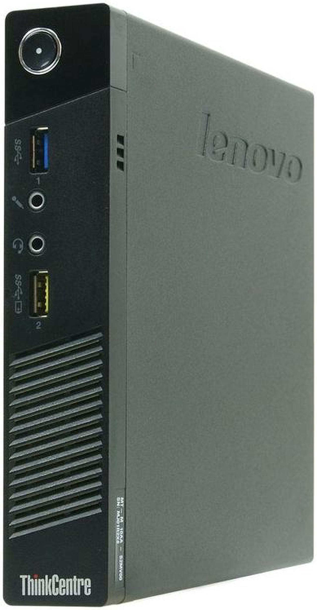 Lenovo ThinkCentre M93p Tiny Form Factor Computer PC, 3.20 GHz Intel i5 Dual Core Gen 4, 4GB DDR3 RAM, 250GB SATA Hard Drive, Windows 10 Home 64 bit