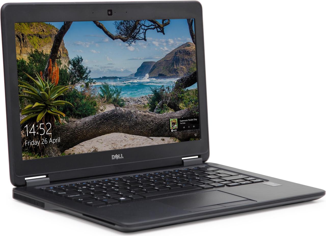 DELL Latitude E7250 Laptop Computer, 2.90 GHz Intel i7 Dual Core Gen 5, 8GB DDR3 RAM, 256GB SSD Hard Drive, Windows 10 Professional 64 Bit, 12" Screen