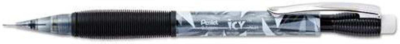 Alt view image 6 of 16 - Pentel Icy Mechanical Pencil .5mm Trans Smoke Dozen AL25TA