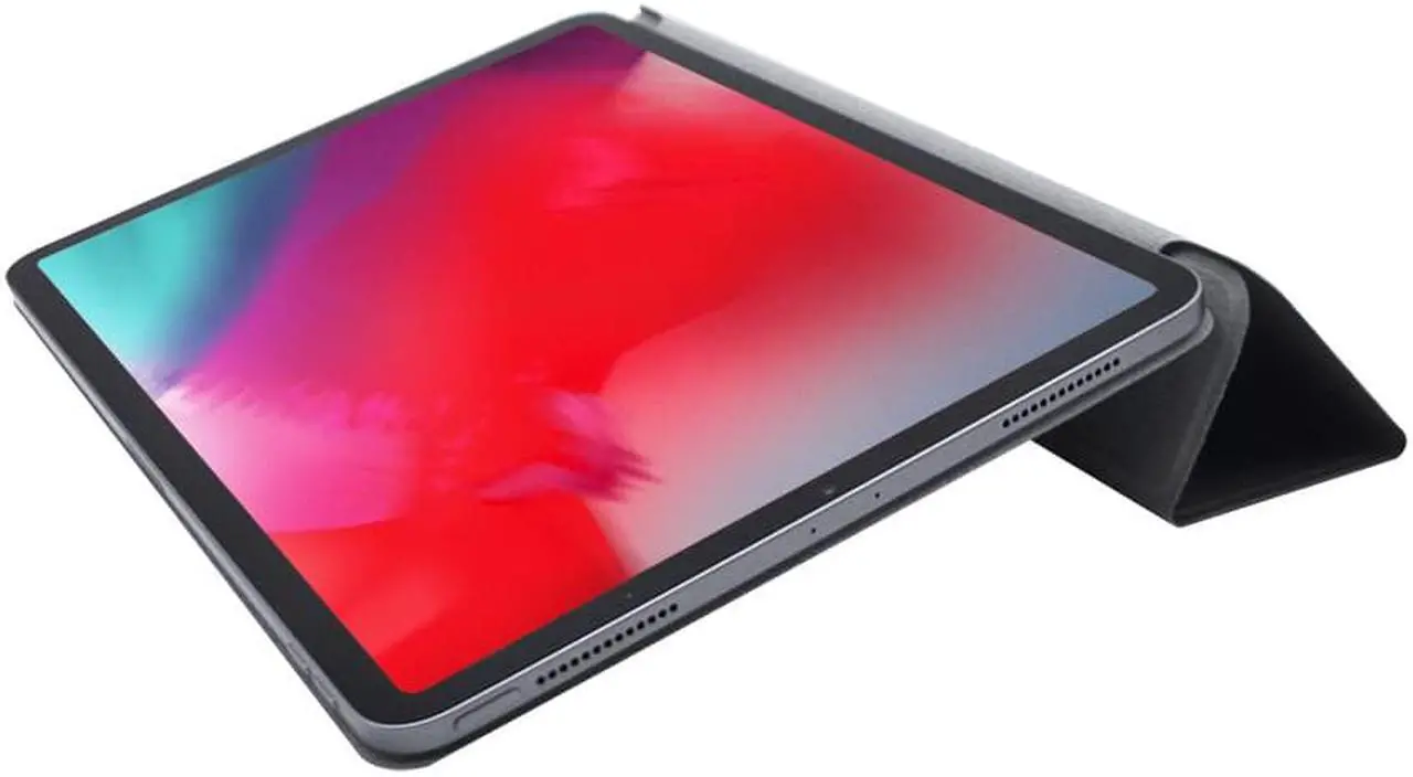 Alt view image 5 of 6 - Gray Folio Flip Case Cover Viewing Stand for Apple iPad Pro 11" (2018)