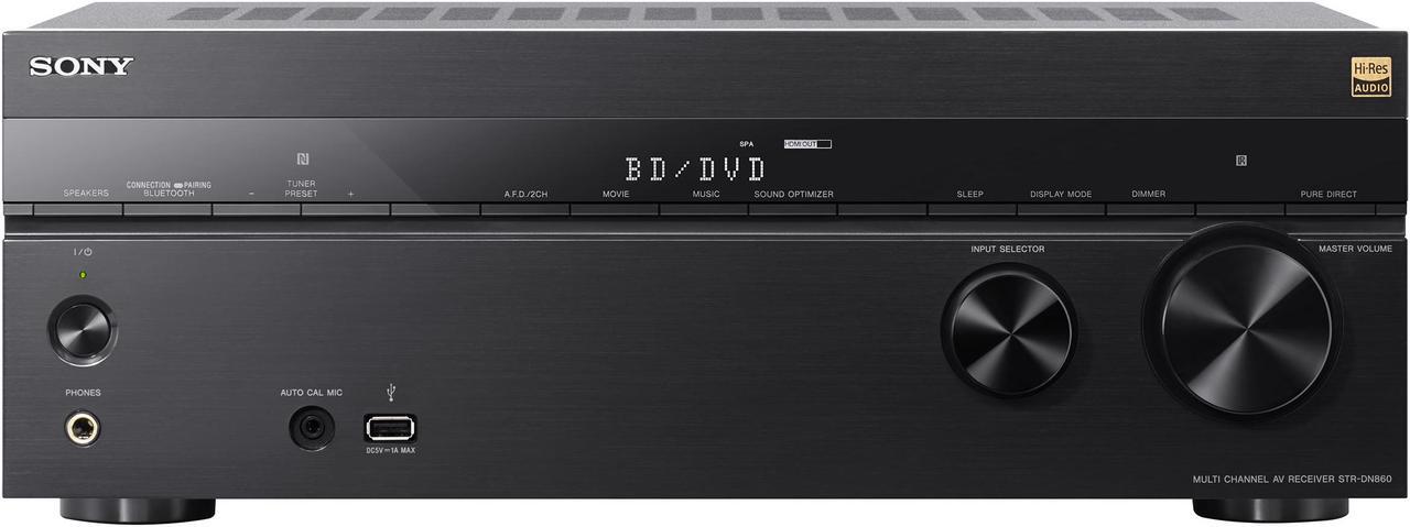 Alt view image 3 of 10 - Sony STR-DN860 7.2-Channel Wi-Fi Network AV Receiver