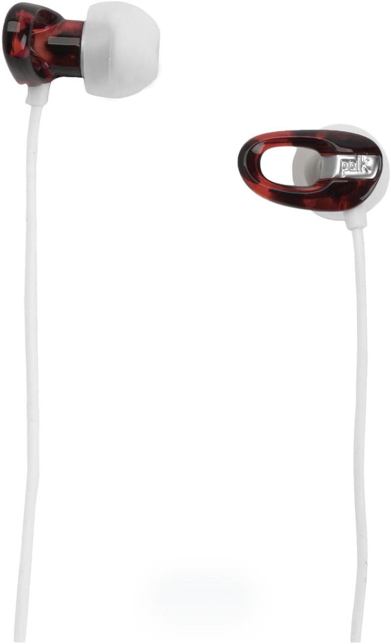 Alt view image 5 of 6 - Polk Audio Nue Voe In-Ear Headphones with 3-Button Apple Control and Mic (Tortoise)