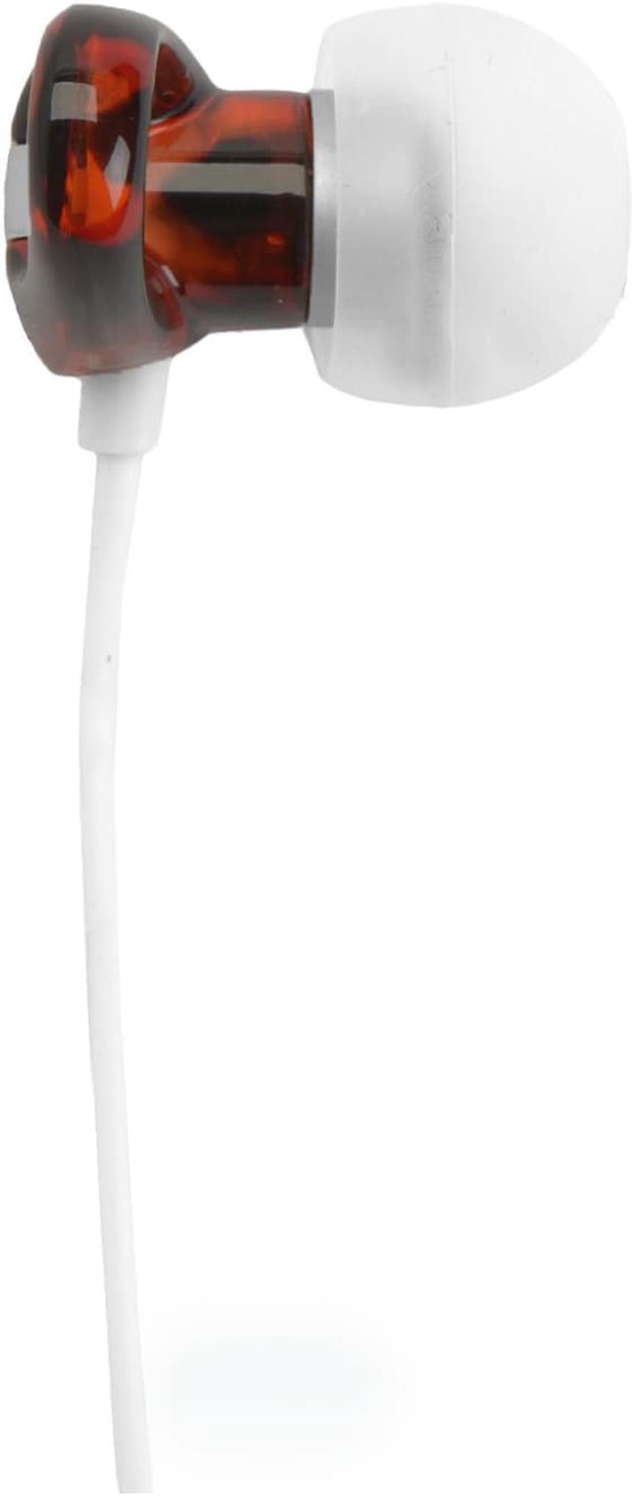 Alt view image 4 of 6 - Polk Audio Nue Voe In-Ear Headphones with 3-Button Apple Control and Mic (Tortoise)