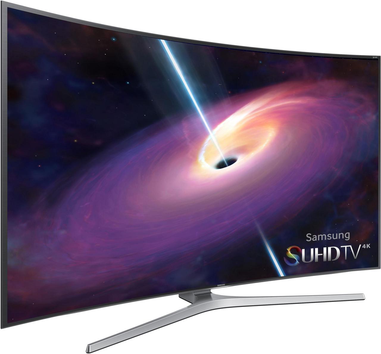 Alt view image 3 of 10 - Samsung UN78JS9100FXZA 78-Inch 2160p 4K SUHD Smart Curved LED TV - Silver (2015)
