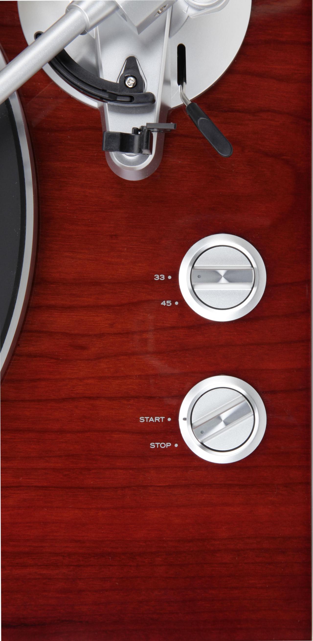 Alt view image 2 of 8 - Teac TN-300 Turntable with Phono EQ and USB, Natural Wood