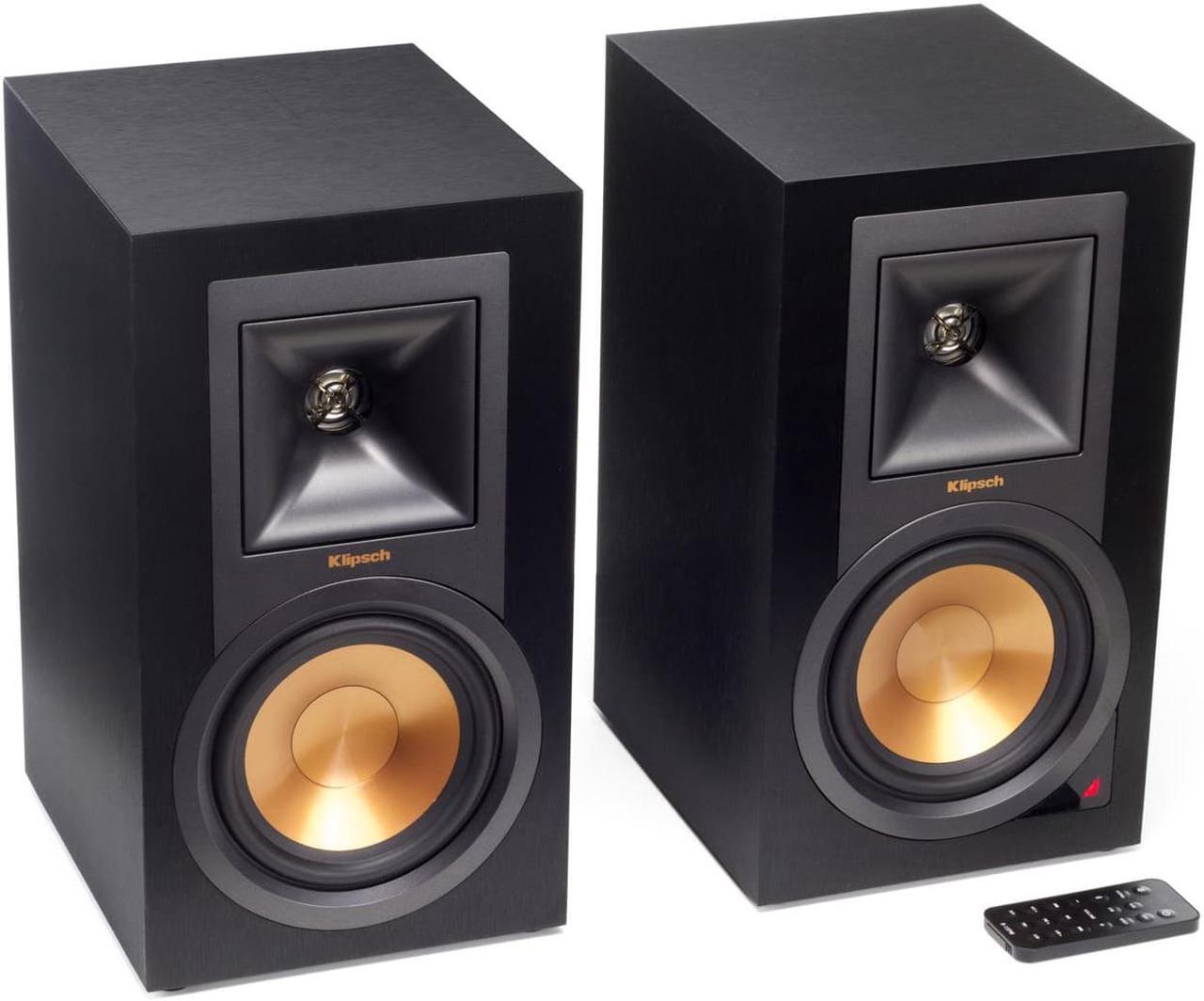 Alt view image 5 of 7 - Klipsch R-15PM Powered Monitor Speakers and Pro-Ject Primary Turntable Package (Black)