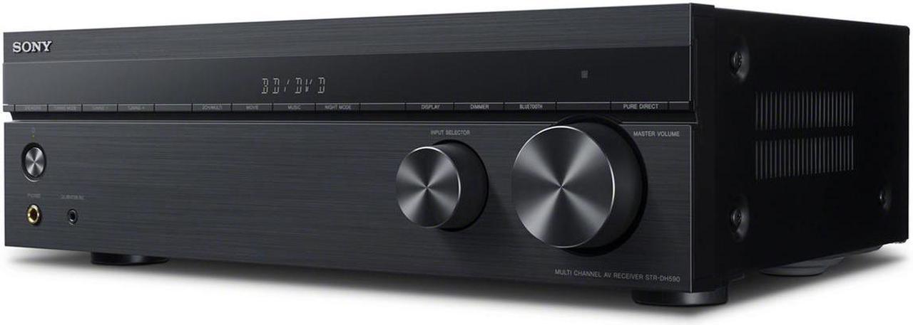 Alt view image 6 of 20 - Sony STRDH590 5.2 Channel Surround Sound Home Theater Receiver: 4K HDR AV Receiver with Bluetooth,Black