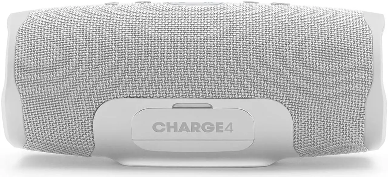 Alt view image 6 of 15 - JBL Charge 4 Portable Bluetooth Speaker (White)