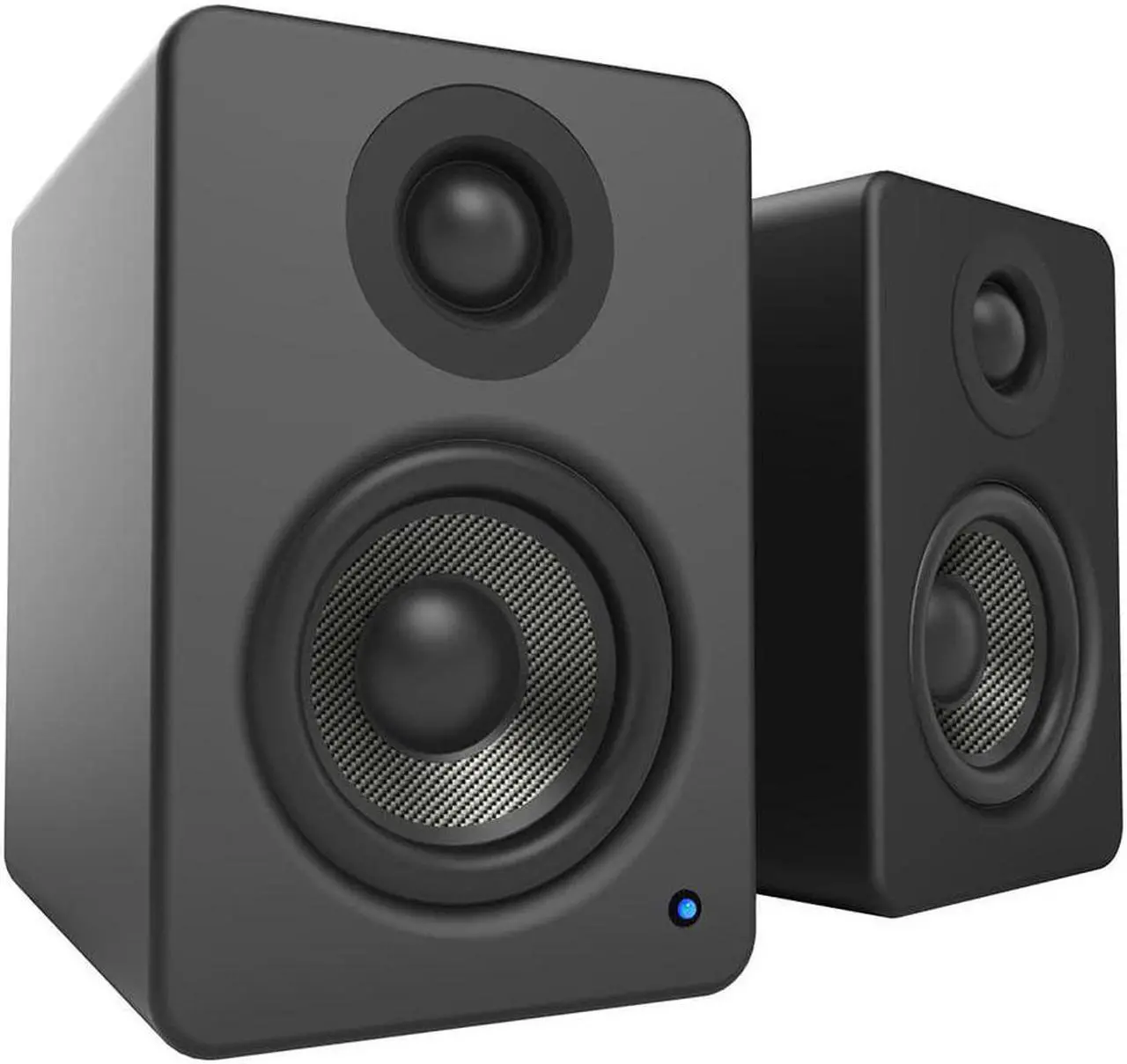 Alt view image 3 of 14 - Kanto YU2 Powered Desktop Speakers - Pair (Matte Black)
