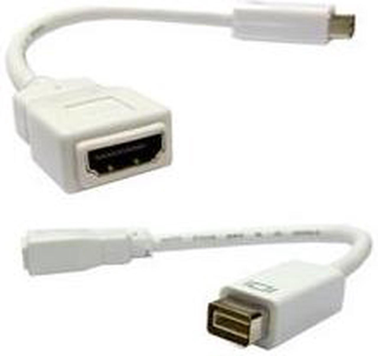 Alt view image 3 of 6 - Cable Wholesale Mini-DVI Male to HDMI Female Adapter Cable