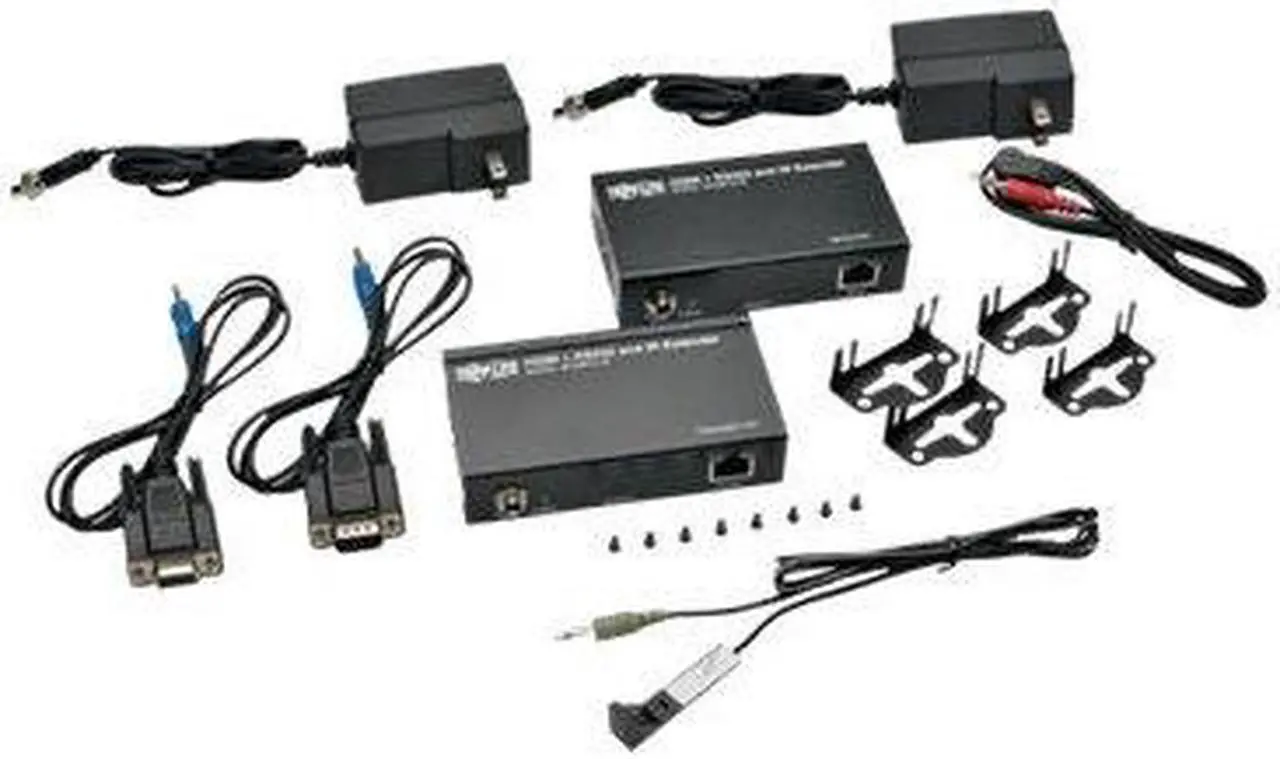 Main image of Tripp Lite BHDBT-K-SI HDBaseT Lite HDMI Over Cat5e/6/6a Extender Kit with Serial and IR Control, 4Kx2K UHD / 1080p, Up to 230-ft. (70M)