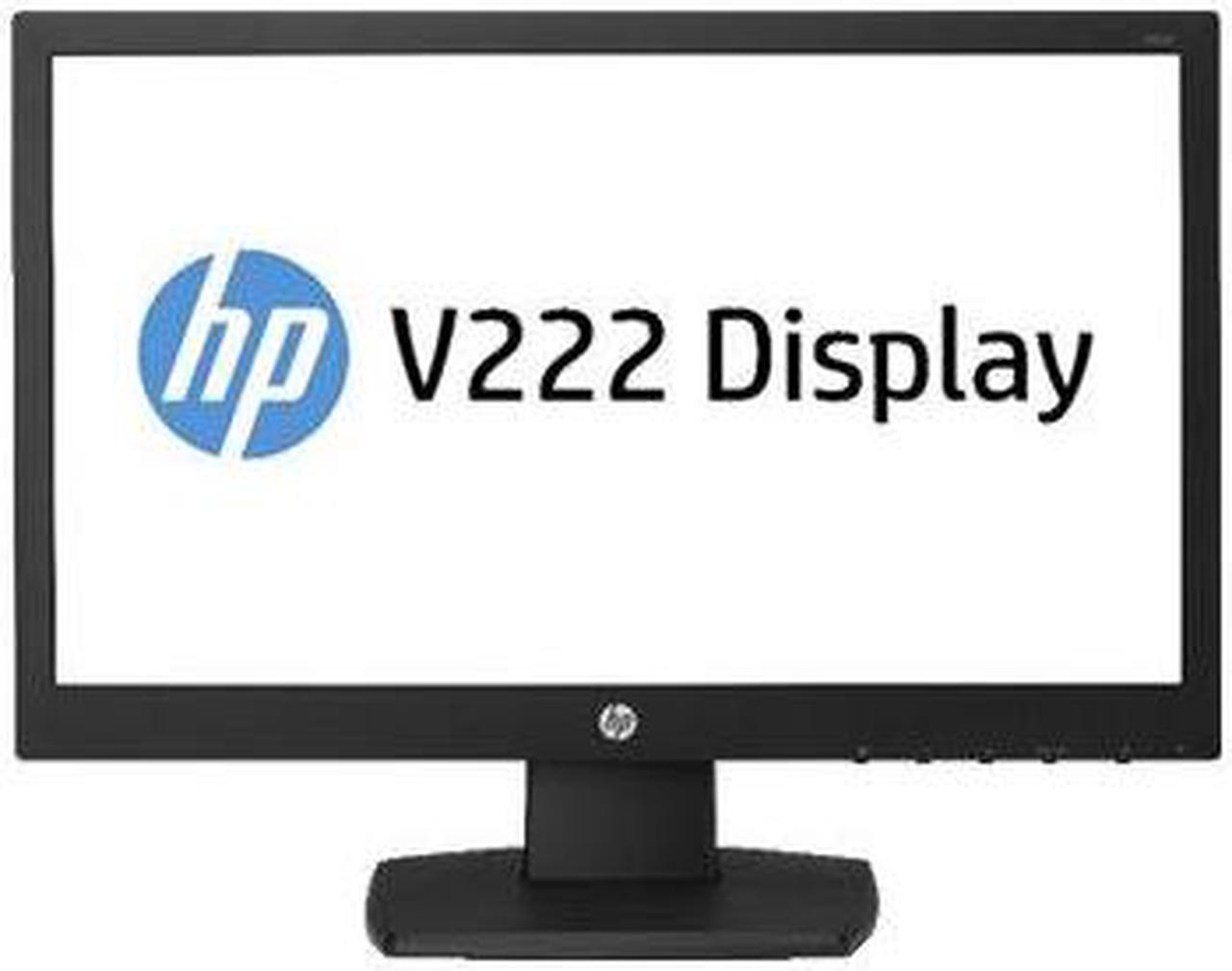 Main image of HP V222 - LED monitor - 21.5" - 1920 x 1080 - TN - 200 cd/m2 - 600:1 - 5 ms - DVI-D, VGA - black - promo