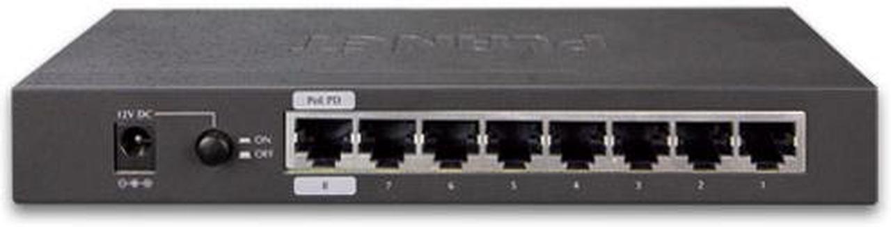 Alt view image 2 of 8 - PLANET GSD-1002M 8-Port 10/100/1000Mbps + 2-Port 100/1000X SFP Managed Desktop Switch