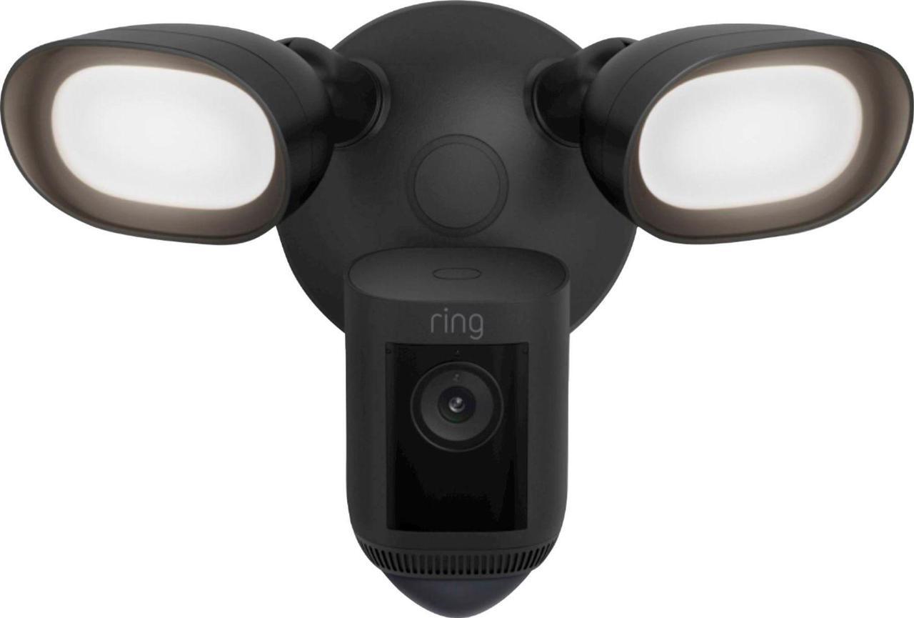 Main image of Ring B08FCWQWDZ Floodlight Cam Wired Pro Surveillance Camera - 1080p - 1800 Lumens - LED - Outdoor - Wired - Night Vision - Amazon Alexa - Black