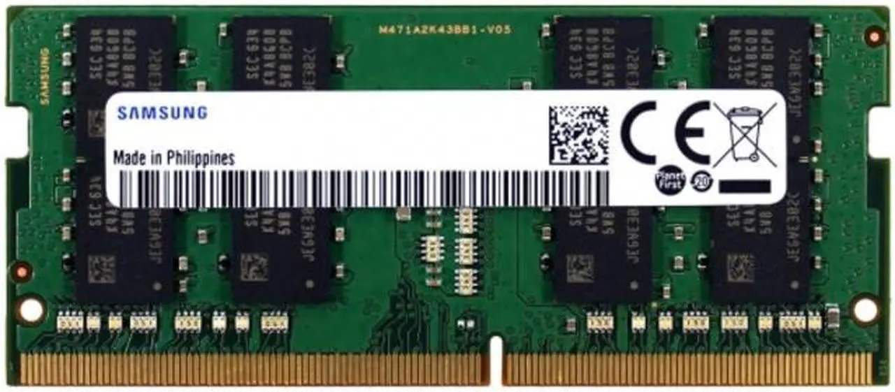 Main image of Samsung M471A2G43AB2-CWE 16GB Memory Module - DDR4 - 3200 MHz - 260-Pin - SODIMM - Non-ECC - 2Rx8 - 1.2 Volts
