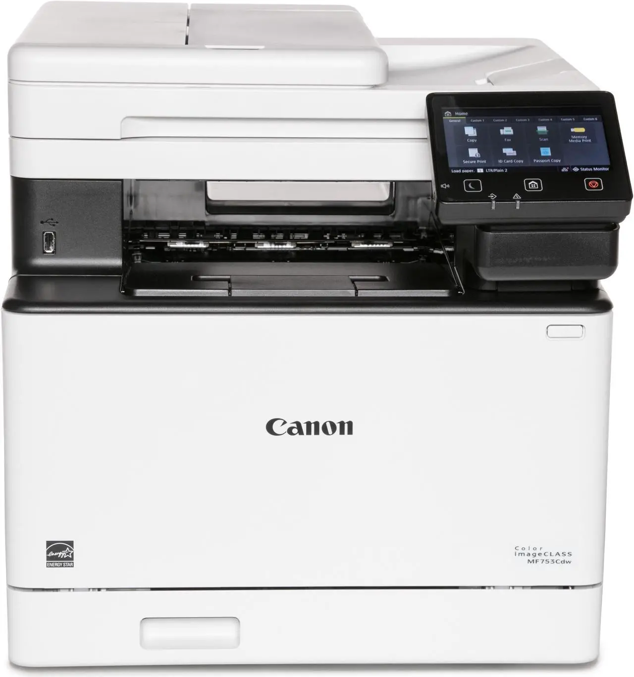 Alt view image 15 of 17 - Canon imageCLASS MF753Cdw Wireless Laser Multifunction Printer Color White