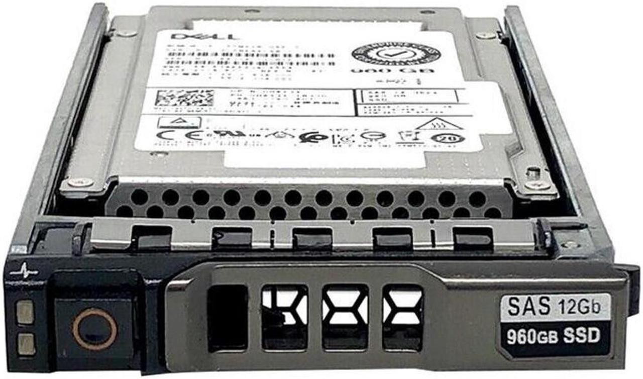 Main image of Dell WMWKG 512e Hot Swap Solid State Drive - 960 GB - 2.5 Inches - Fips Self-encrypting - Mixed Use Endurance - SAS - 12 Gbps