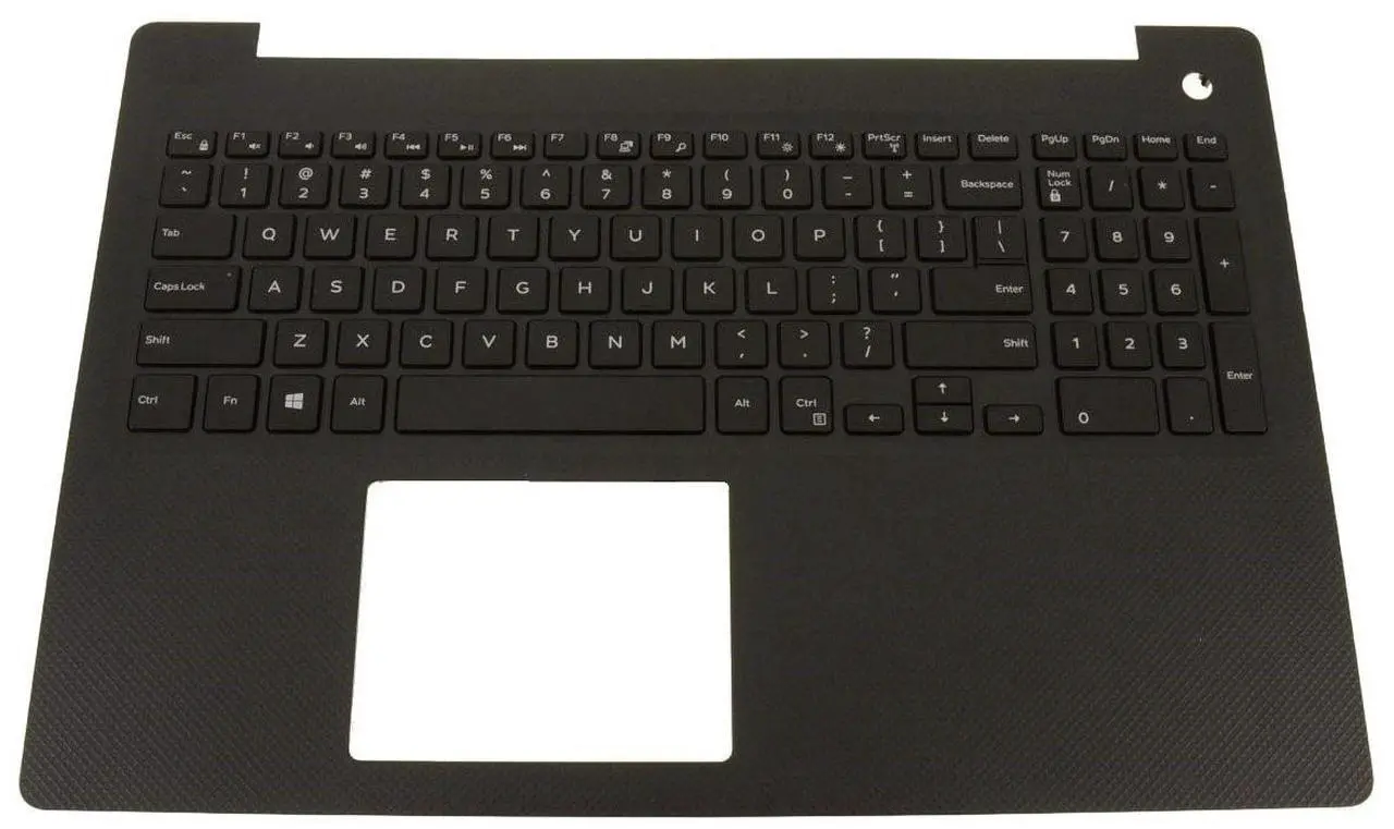 Main image of Dell 86HKP Laptop Keyboard Assembly - Black - Palmrest - Fingerprint Reader Cutout - Touchpad Not Included - M16NXC-US - H9P3P