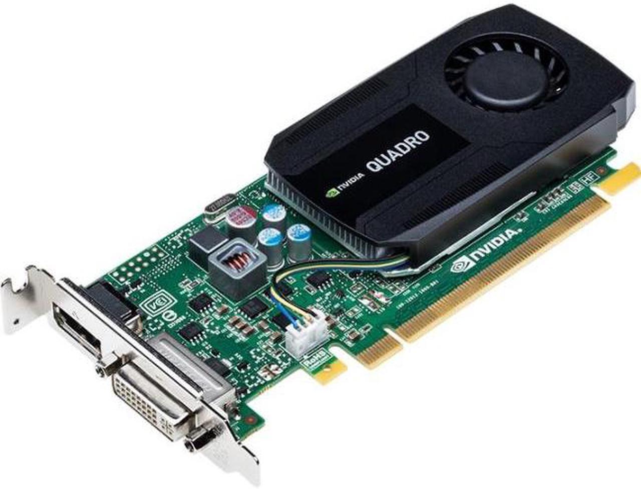 Alt view image 2 of 2 - PNY Quadro K420 Graphic Card - 2 GB DDR3 SDRAM - Low-profile - Single Slot Space Required - 128 bit Bus Width - Fan Cooler - OpenCL, DirectCompute, OpenGL 4.5, DirectX 11.2 - 1 x DisplayPort - 1 x ...