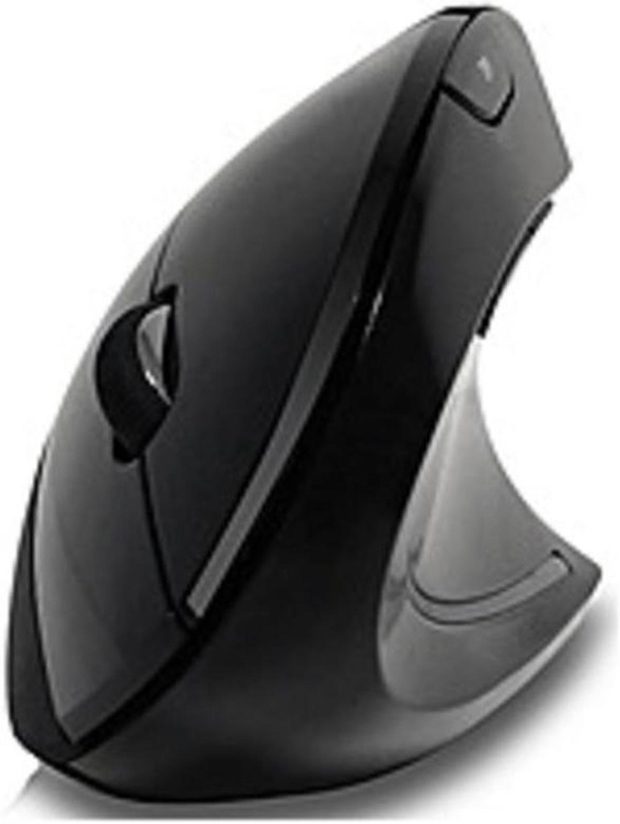 Adesso Inc IMOUSEE10 Vertical Ergonomic Illuminated Optical 6-Button Wireless Mouse - 2.4 GHz - Right Hand Orientation