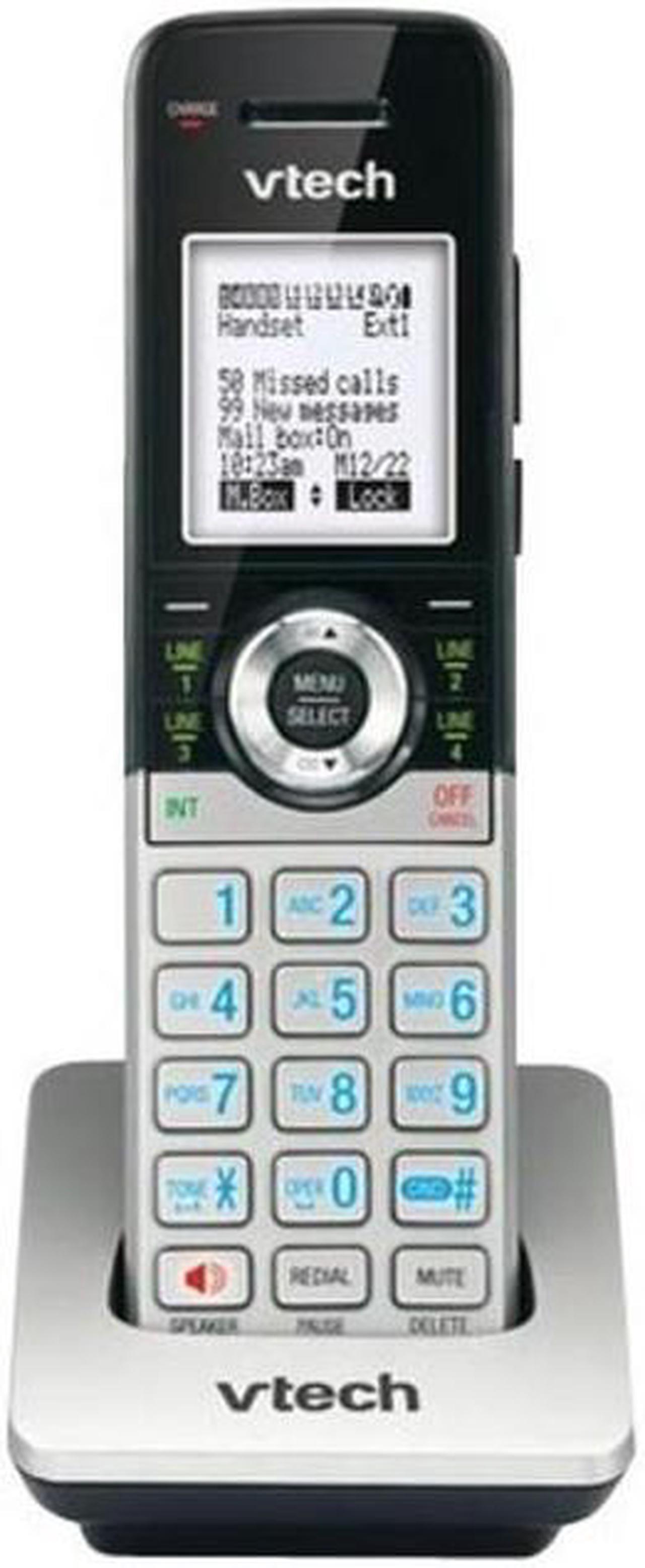 Alt view image 2 of 9 - vtech cm18045 accessory handset, silver/black | requires a vtech cm18445 small business office phone system to operate