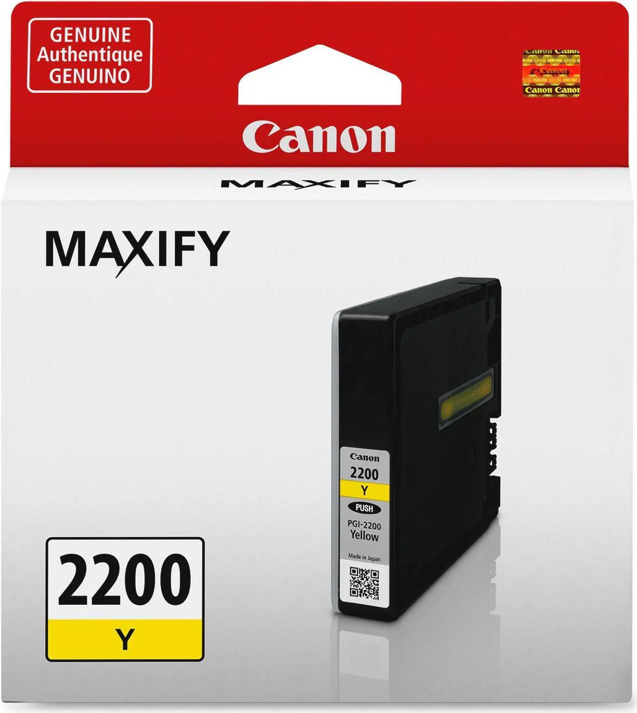 Alt view image 3 of 13 - Canon PGI-2200 Y Ink Tank Ink Cartridge