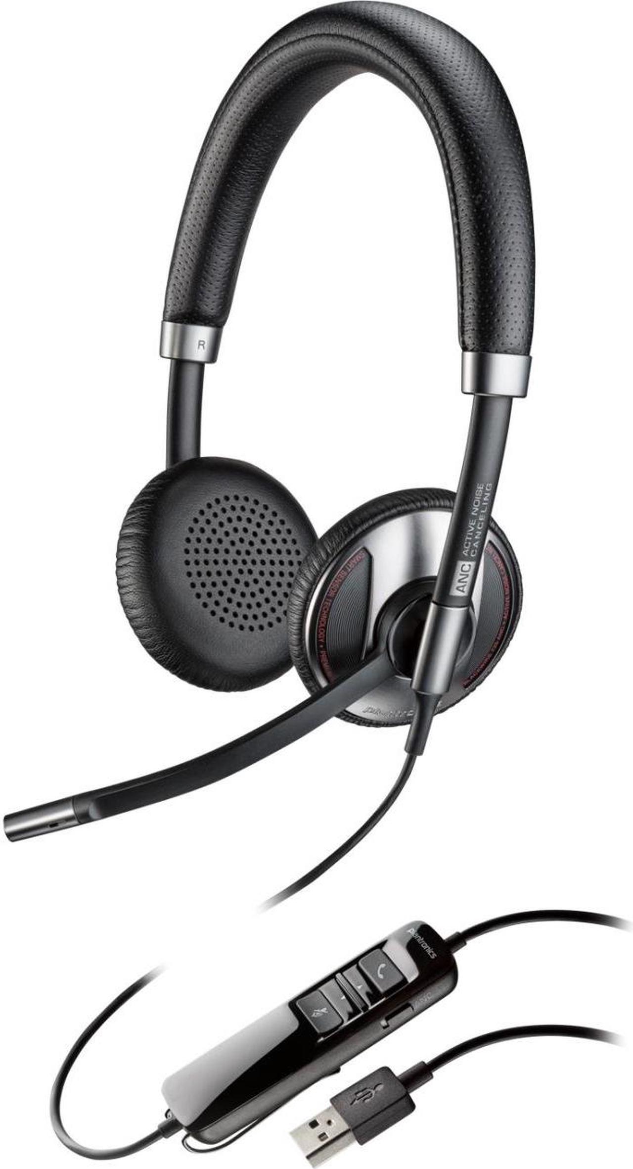 Main image of Plantronics Blackwire 725-M USB Headset with Active Noise Canceling Certified for Skype for Business and Optimized for Microsoft Lync - Stereo - USB - Wired - 20 Hz - 20 kHz - Over-the-head - ...