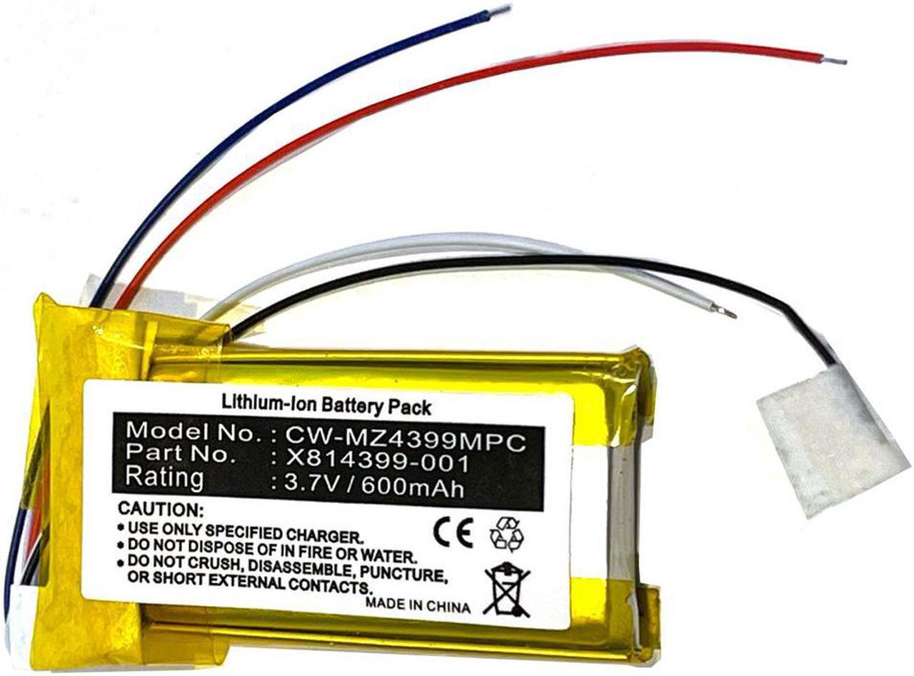 Alt view image 2 of 4 - Battery for Microsoft Zune 120gb 80gb X814399-001 H3A-00001 2nd Generation Gen PDA-175LI-80G