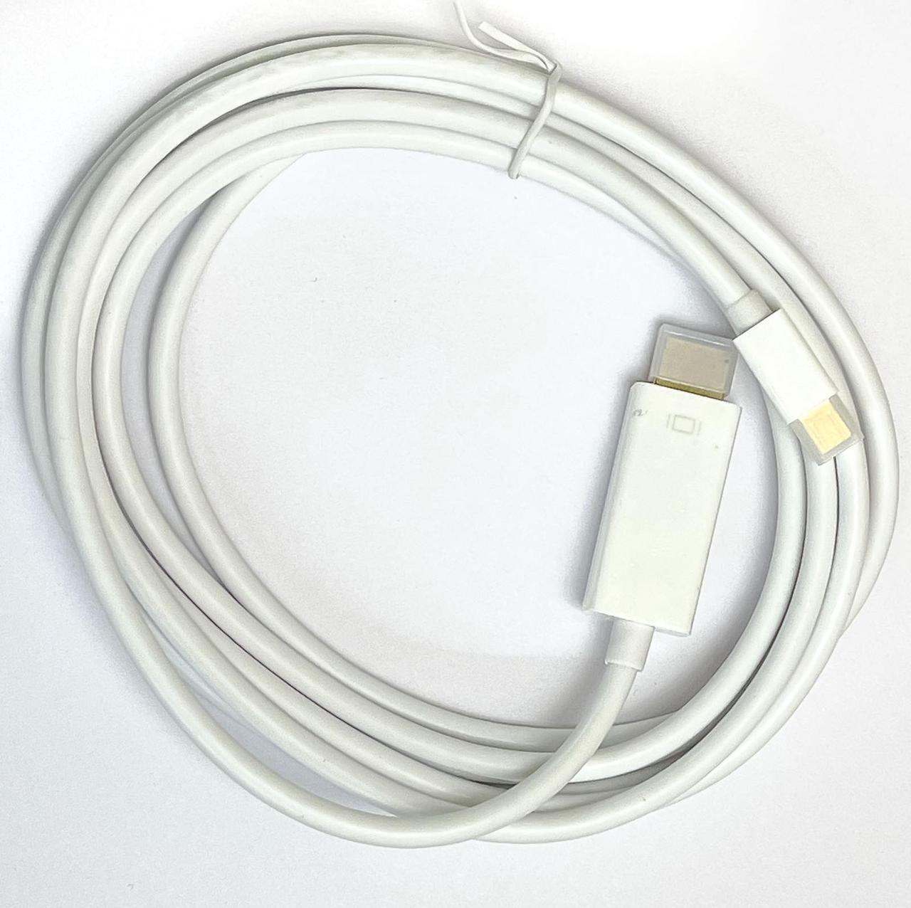 Alt view image 3 of 4 - 10FT 3Meter Thunderbolt to HDMI Cable for MacBook Pro Air iMac MiniDisplayPort