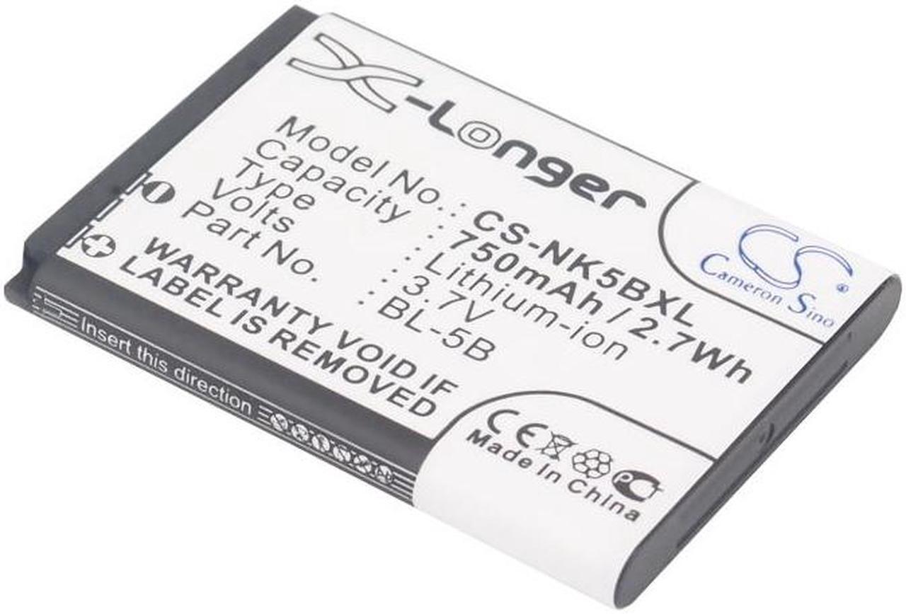 Alt view image 2 of 5 - Battery for Nokia 6120 BL-5B GPS Tracker GT102 TK102 Maxcom MM131 Topblue TB-521