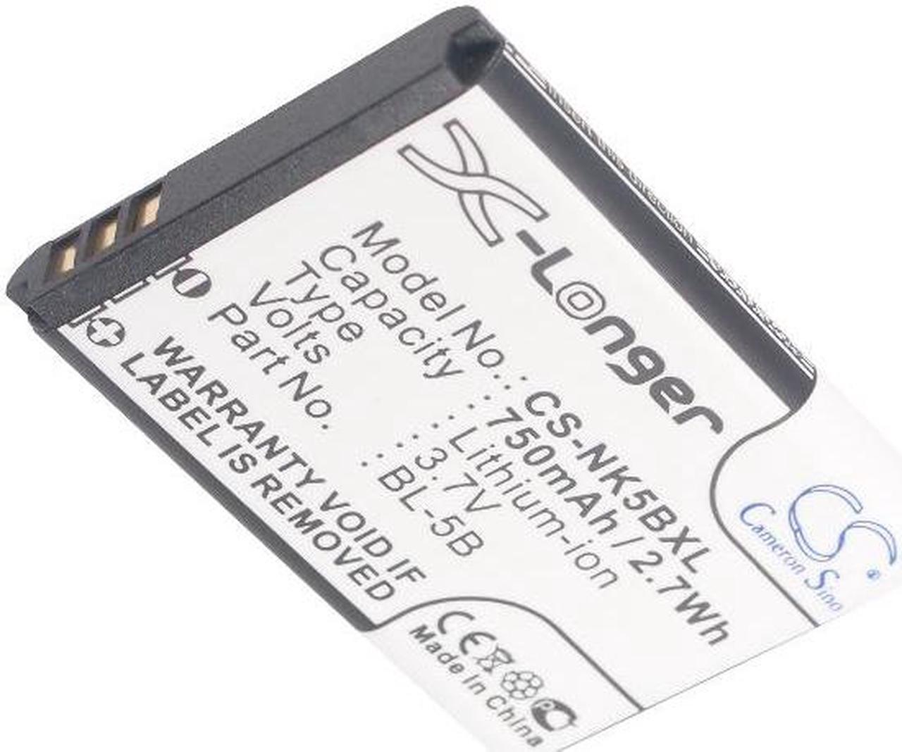 Alt view image 5 of 5 - Battery for Nokia 6120 BL-5B GPS Tracker GT102 TK102 Maxcom MM131 Topblue TB-521