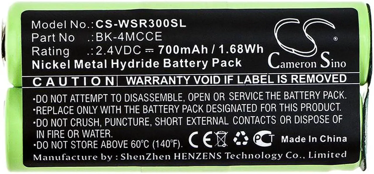 Alt view image 3 of 3 - Battery for Waterpik BK-4MCCE 900 Sonic Toothbrush Sensonic Plus SR-3000 SR3000E