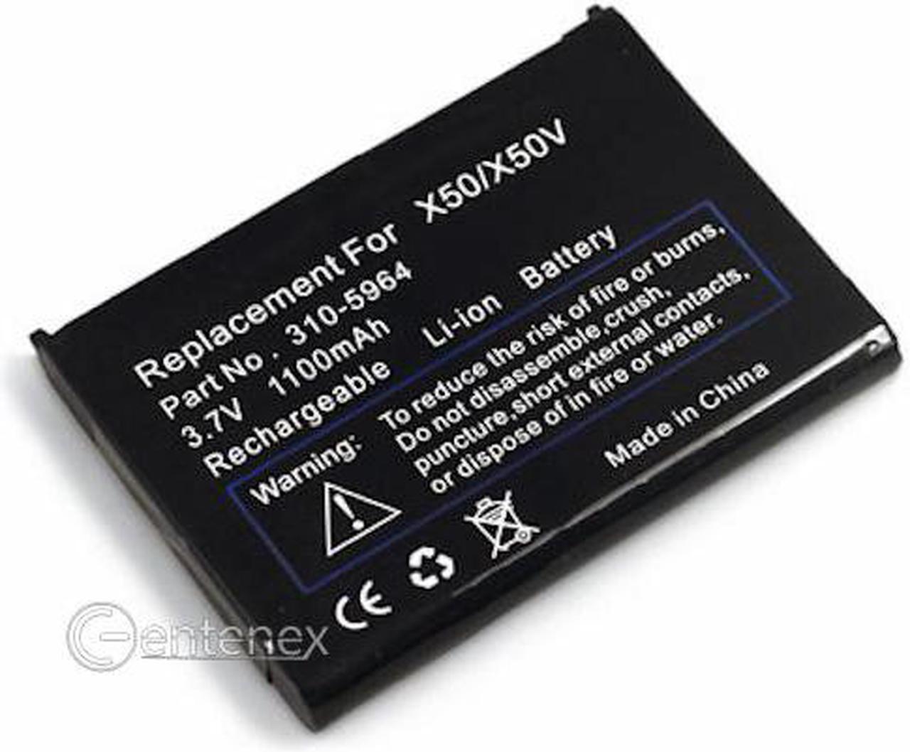 Main image of 3-Pack of Batteries for Dell Axim X50v X50 X51 X51v Pocket PC HC03U 310-5964 35h00056-00 T6845 T6476