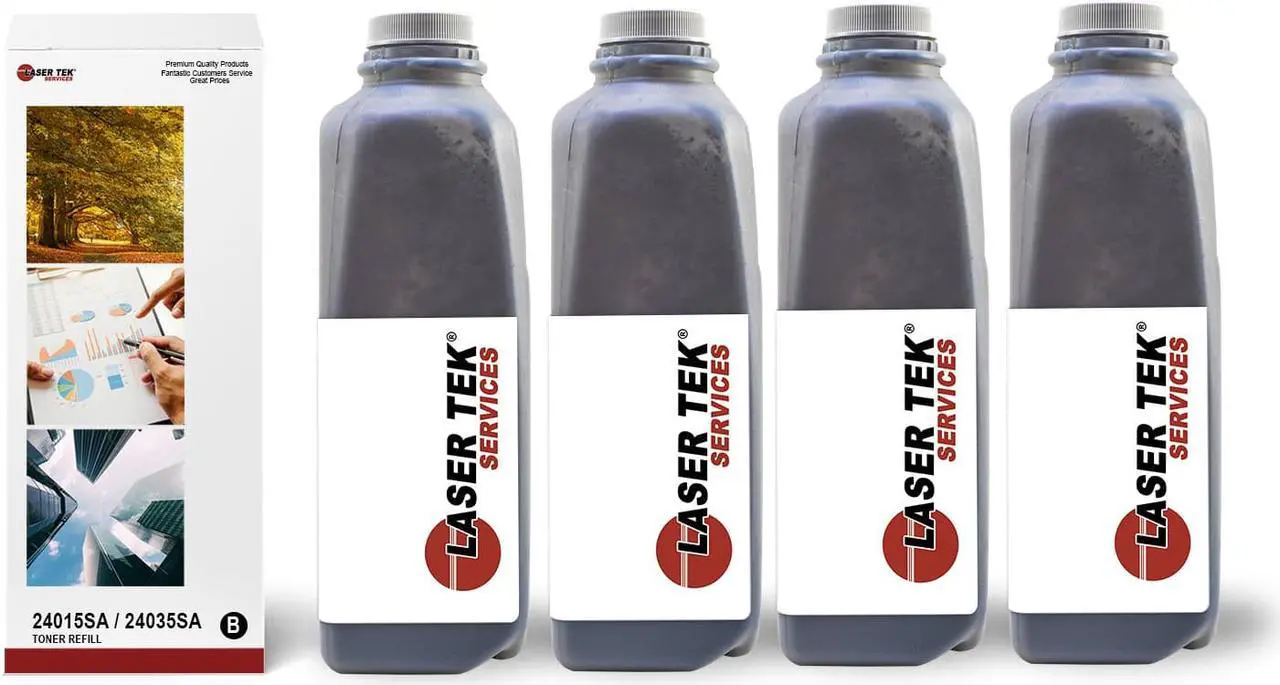 Main image of 4Pk LTS E230 Black Toner Refill Kit Compatible for Lexmark E230