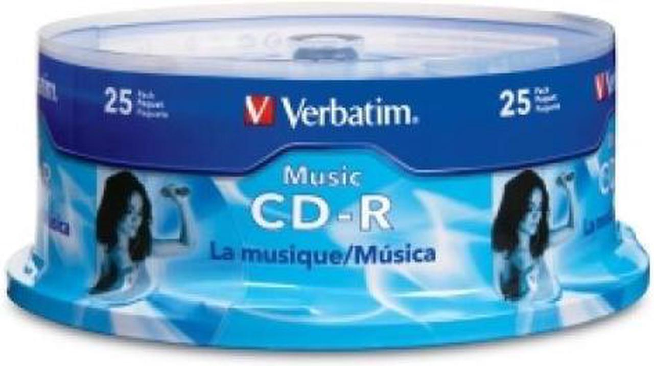 Main image of VERBATIM 96155 CD Recordable Media - CD-R - 40x - 700 MB - 25 Pack Spindle