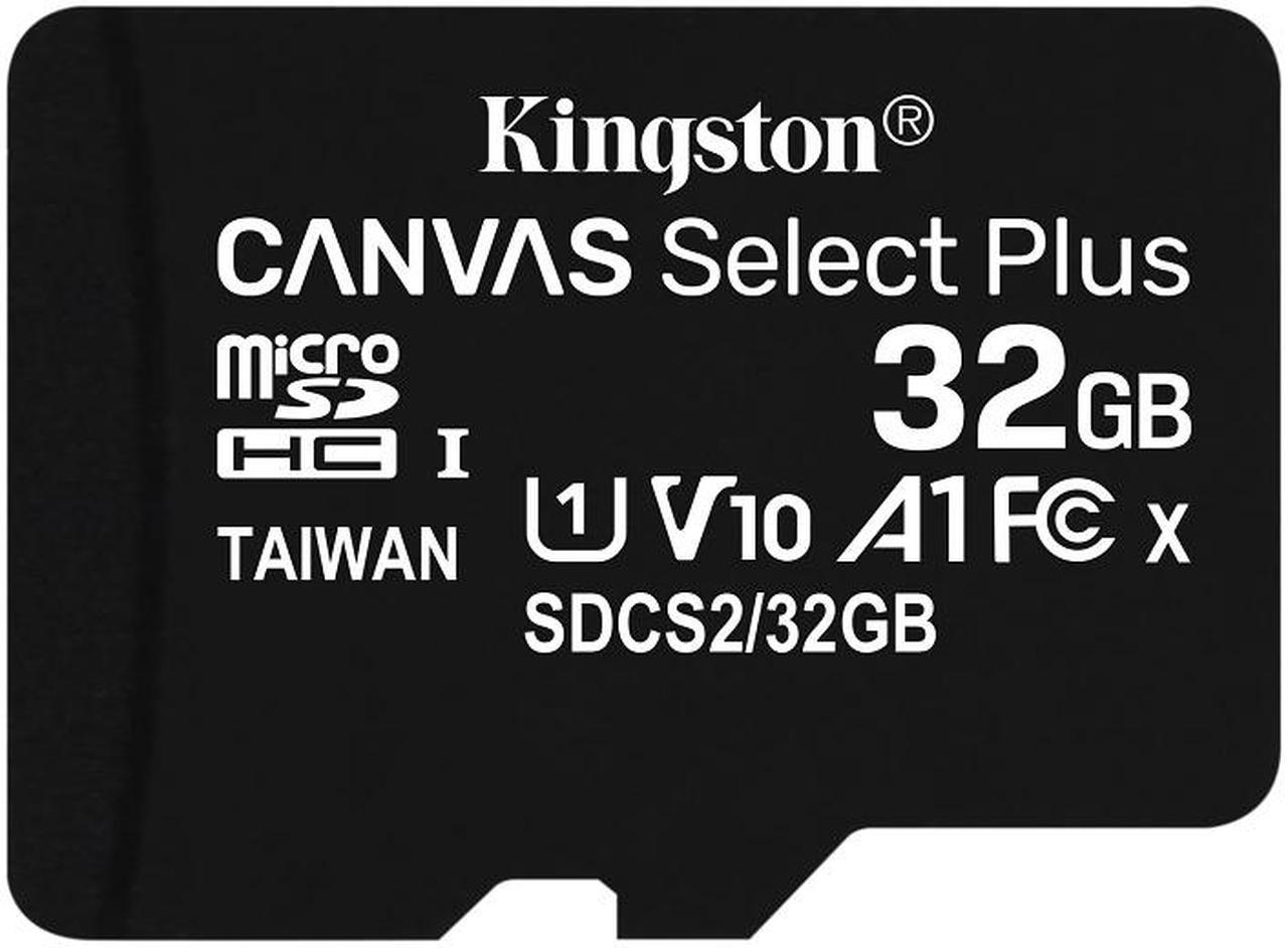 Kingston Canvas Select Plus 32GB Flash Memory Card and Adapter SDCS2/32GB