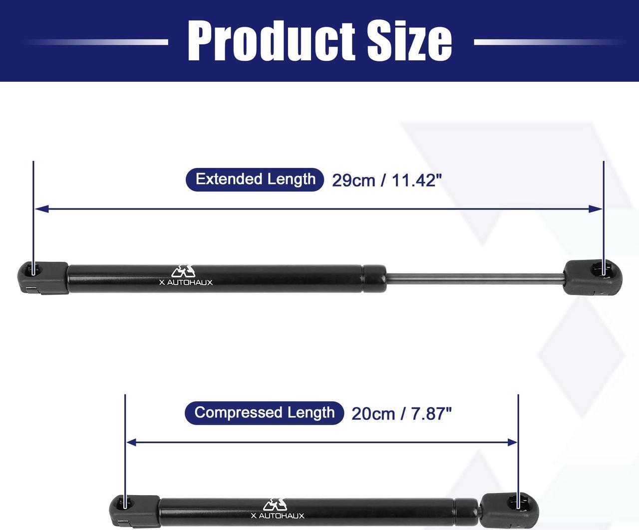 Alt view image 3 of 6 - 2pcs Rear Trunk Lift Supports Struts Shocks Gas Spring 05065659AA for Chrysler 300 2005-2008