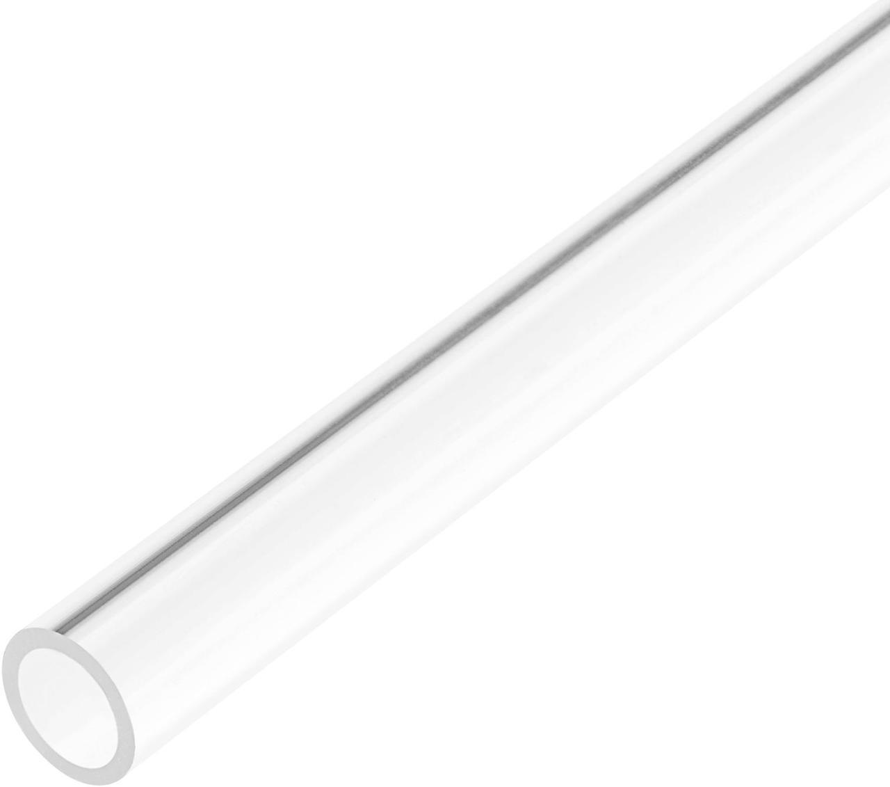 Clear Rigid Acrylic Pipe 9mm ID x 12mm OD x 0.5m, 1.5mm Wall Round Tube