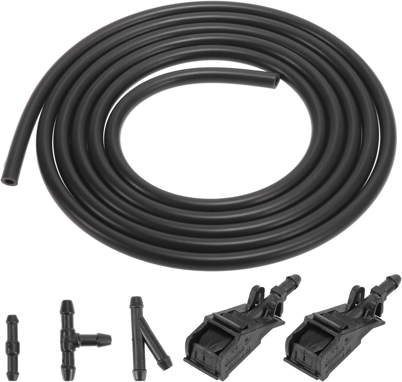 Main image of Car Front Windshield Washer Nozzles Kit 6E0955985 6E0955985B for Volkswagen Golf 1999-2006