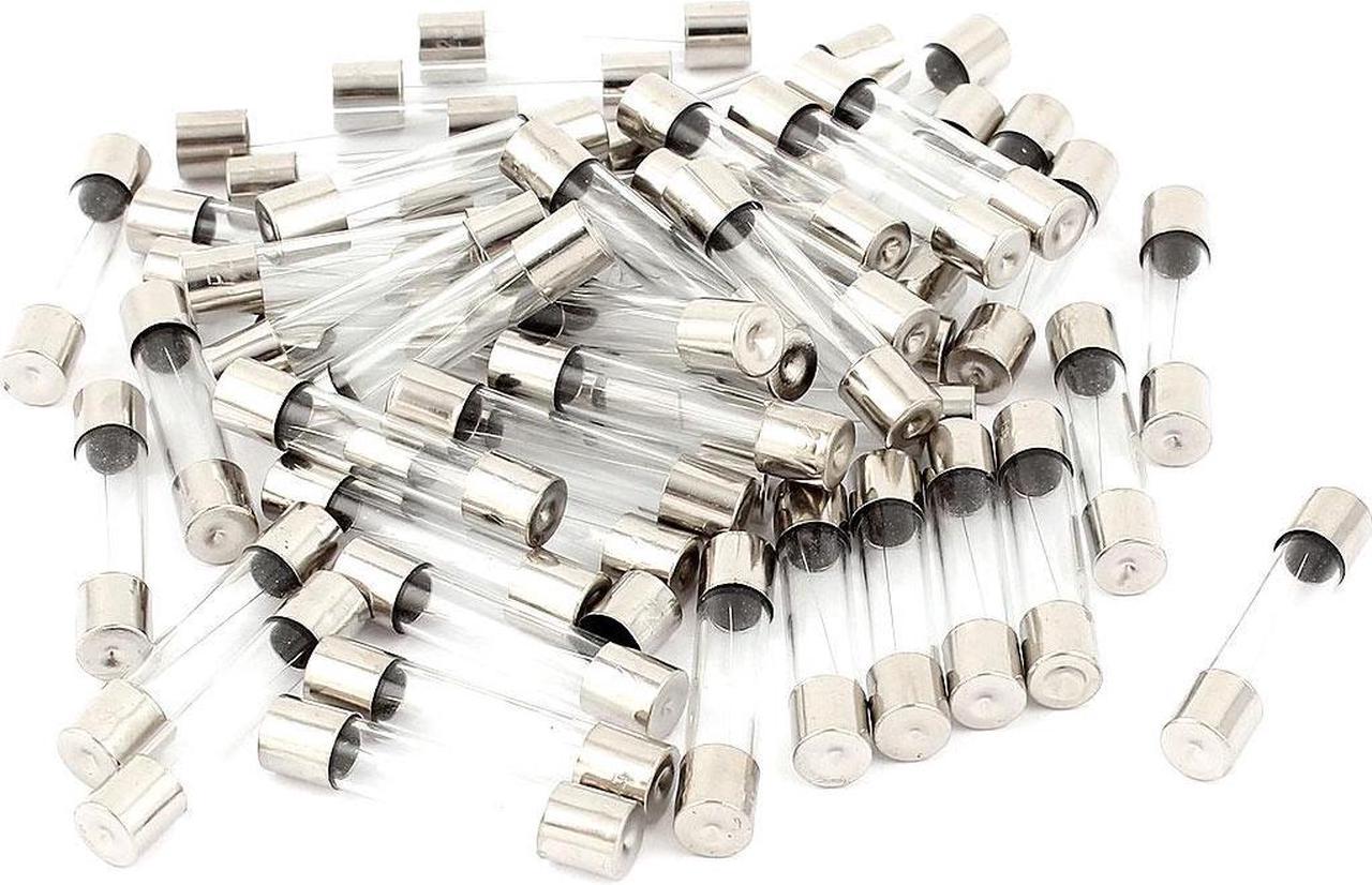 250V 3A Fast Quick Blow Low Breaking Capacity Glass Tube Fuses 6mm x 30mm 50 Pcs