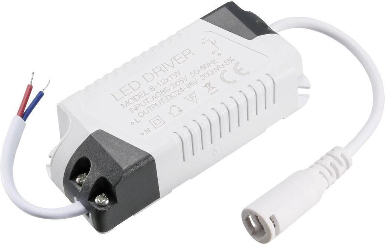 Main image of 8-12W Constant Current 300mA High Power LED Driver AC 85-265V Output 24-46V DC Connector External Power Supply LED Ceiling Lamp Rectifier Transformer