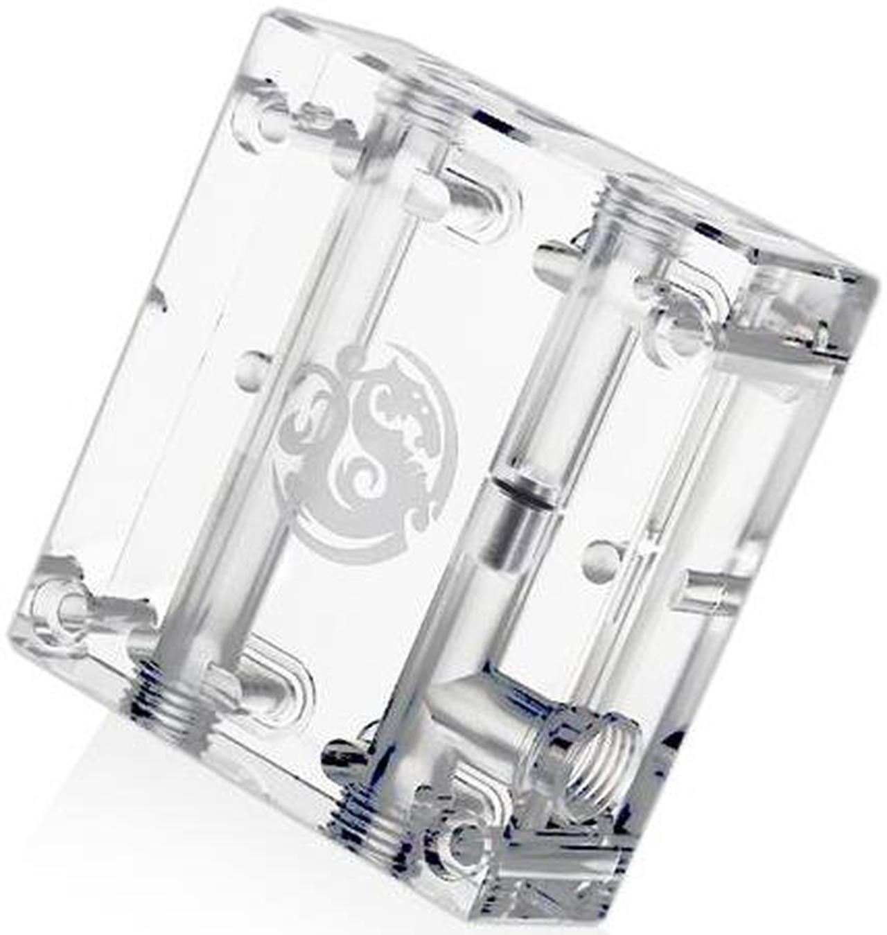 Alt view image 6 of 11 - Bitspower GPU Waterblock Bridge for 2 Cards Between Slot 1 and 4, Clear