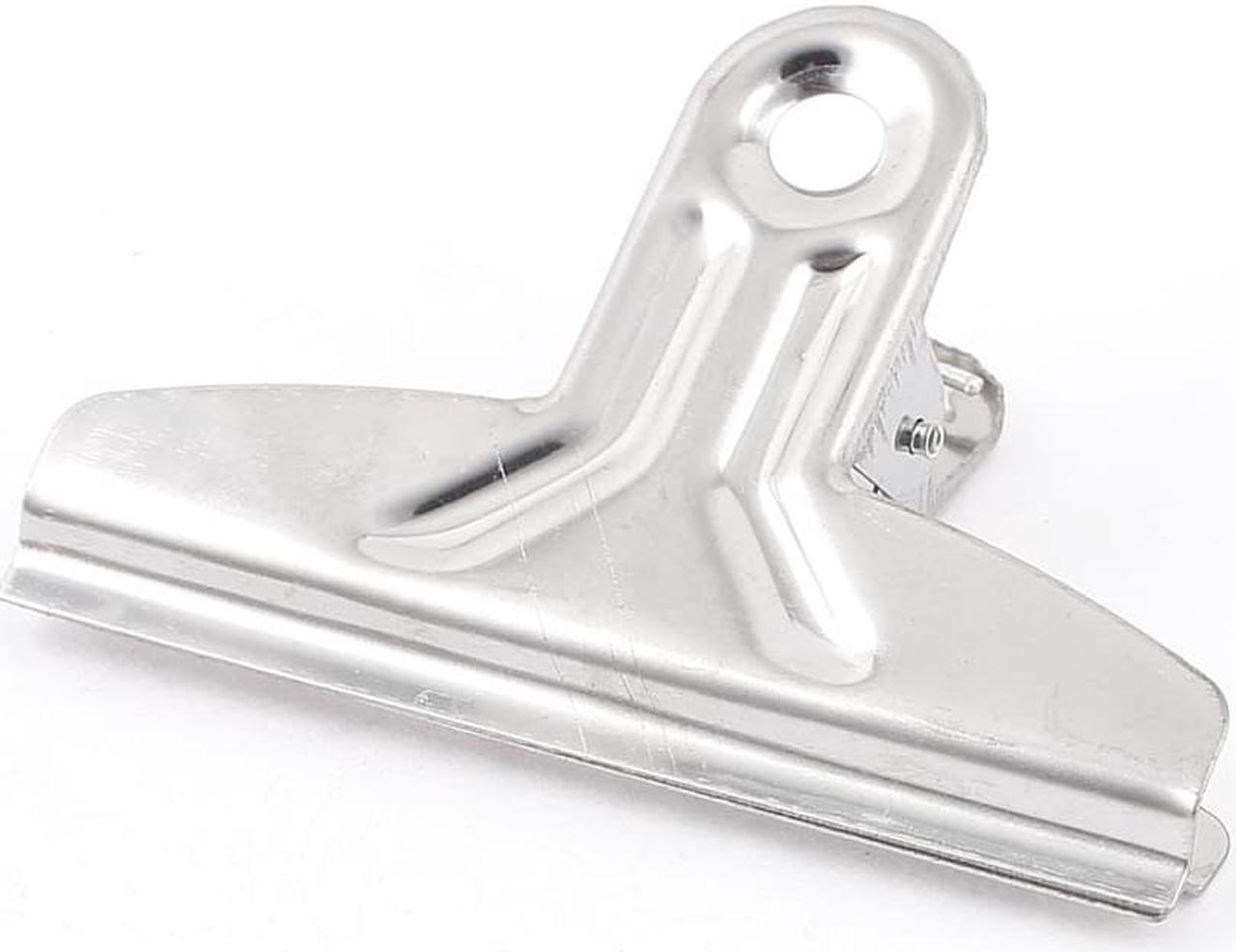 Main image of Unique Bargains Metal Spring Loaded Office File Paper Ticket Binder Clip Grip Clamp