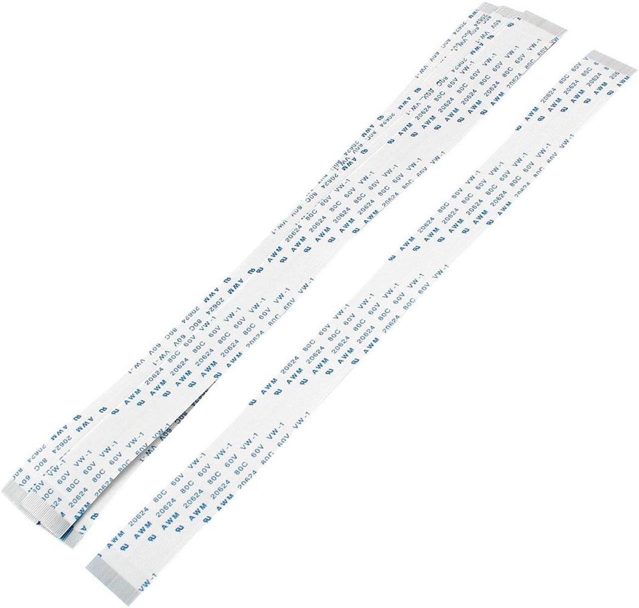 Main image of 5pcs 200mm Long 30 Pins 0.5mm Pitch Forward Direction FFC FPC Ribbon Flat Cable
