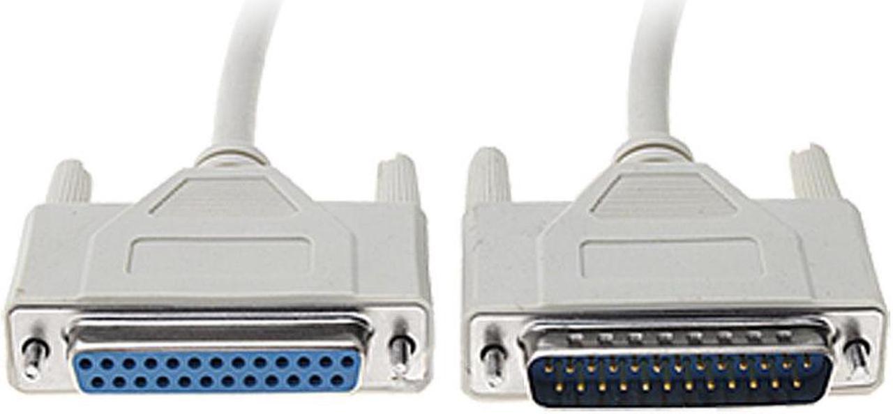 Unique Bargains Male to Female DB25 Pin Parallel Printer Cable 2.6M Gdmvy