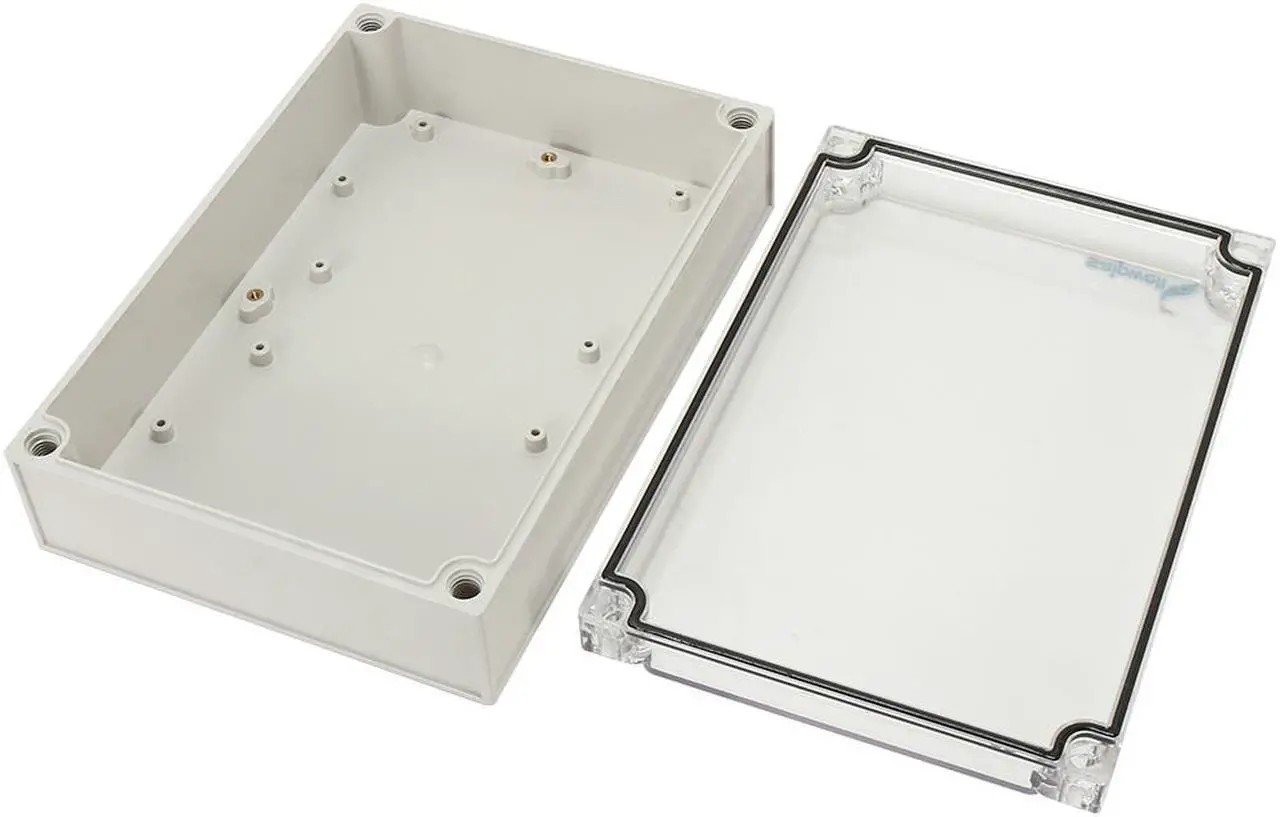 Alt view image 5 of 5 - 6.9"x9.8"x2.9"ABS Waterproof Junction Box Universal Project Enclosure w PC Cover