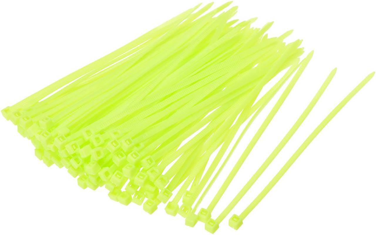 Nylon Cable Ties 4-Inch Self-Locking Zip Ties 0.09-Inch Width Green 100pcs